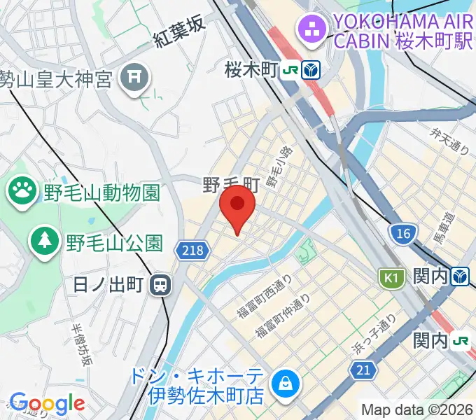 Jazz Spot DOLPHYの地図