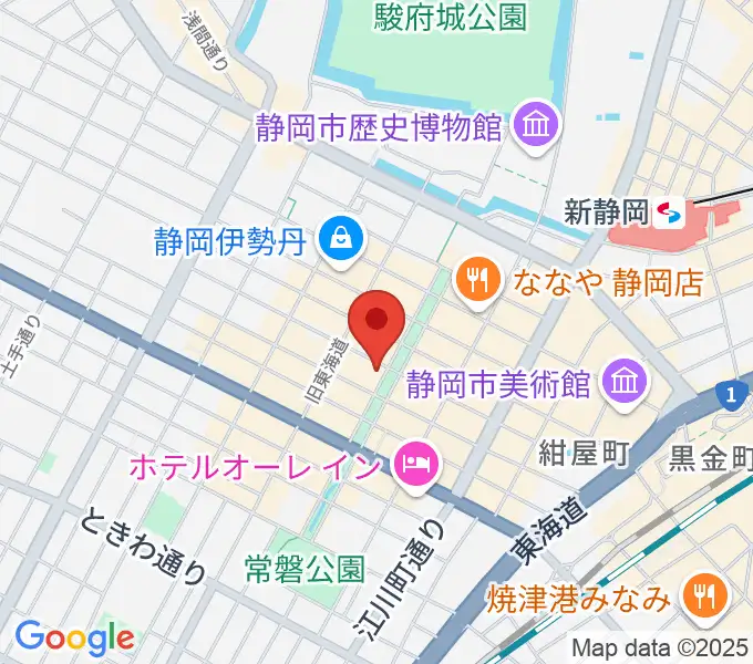江崎ホールの地図