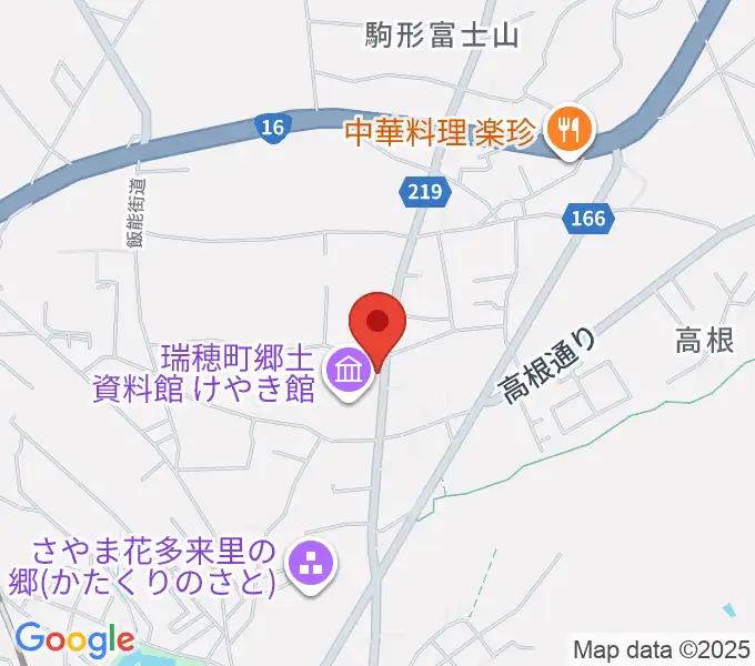 耕心館の地図