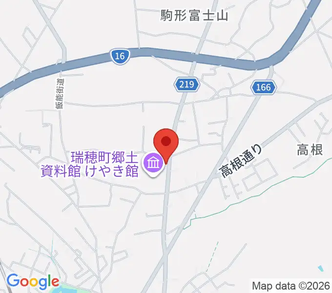 耕心館の地図