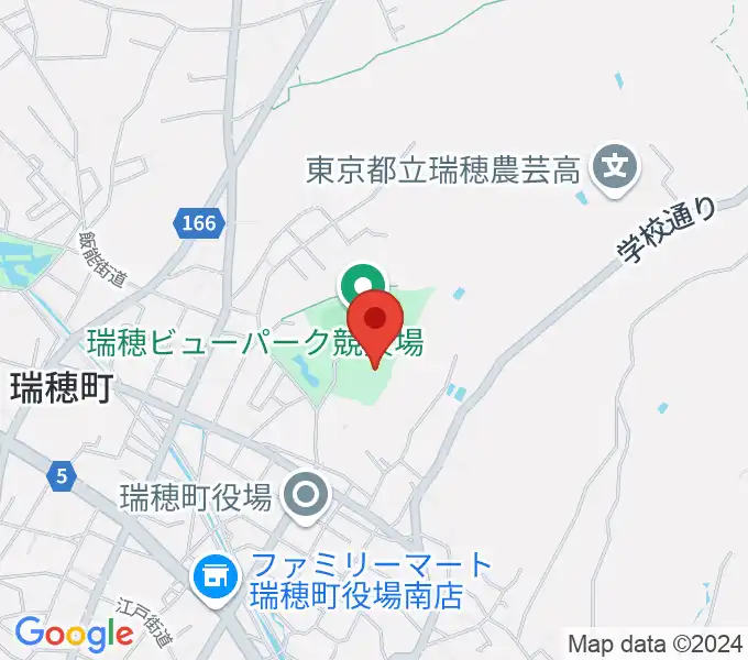 瑞穂ビューパーク・スカイホールの地図