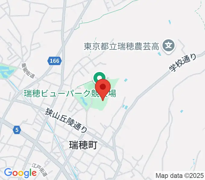 瑞穂ビューパーク・スカイホールの地図