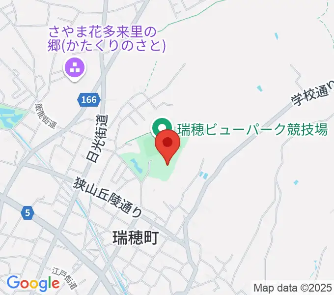 瑞穂ビューパーク・スカイホールの地図