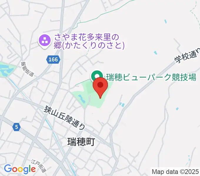 瑞穂ビューパーク・スカイホールの地図