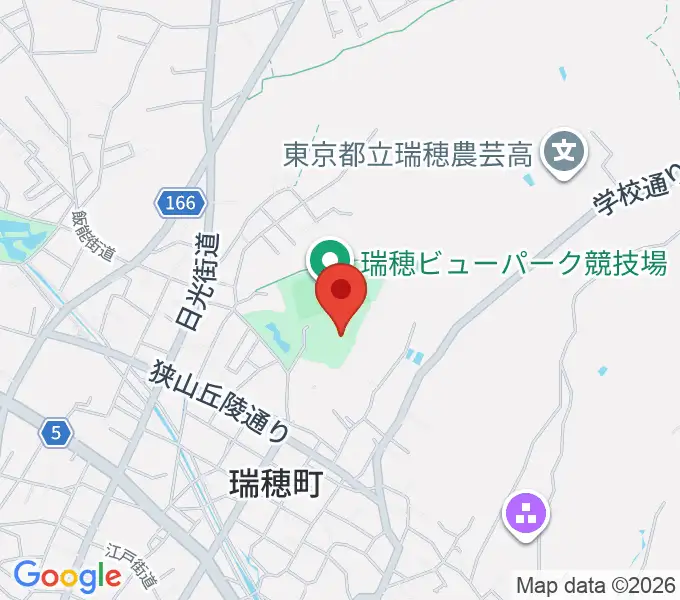 瑞穂ビューパーク・スカイホールの地図