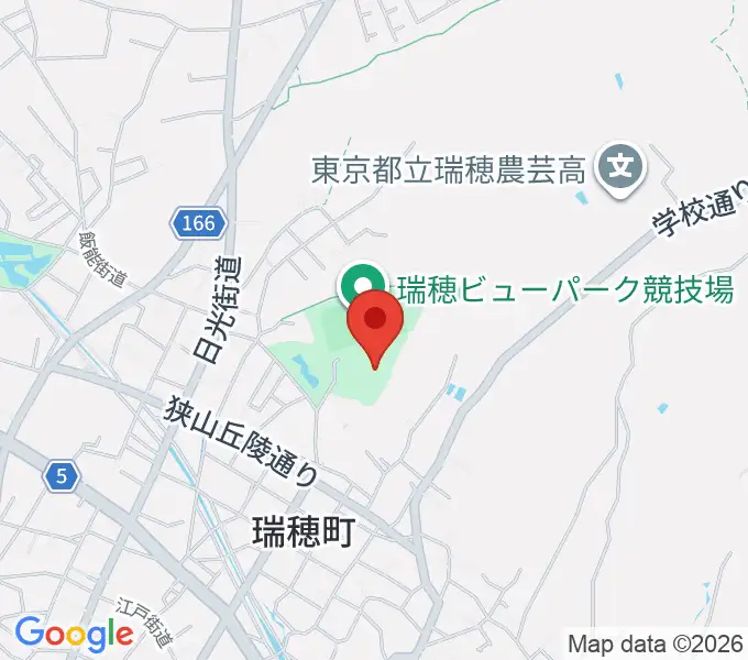 瑞穂ビューパーク・スカイホールの地図