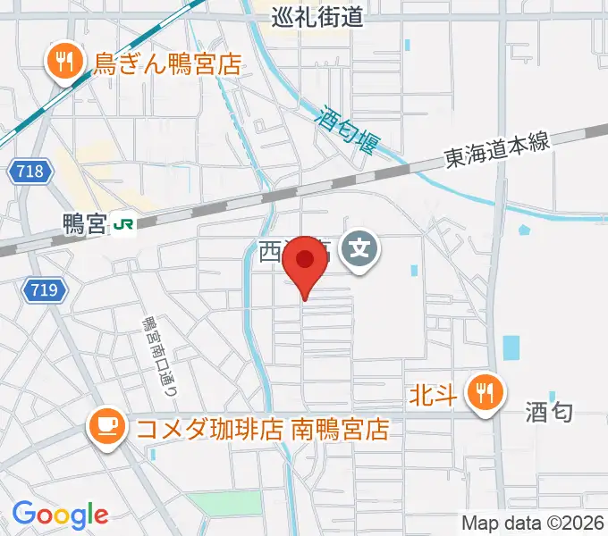 小田原姿麗人の地図