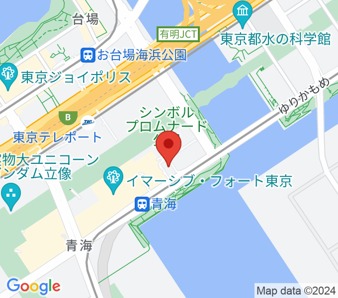 Zepp東京の場所