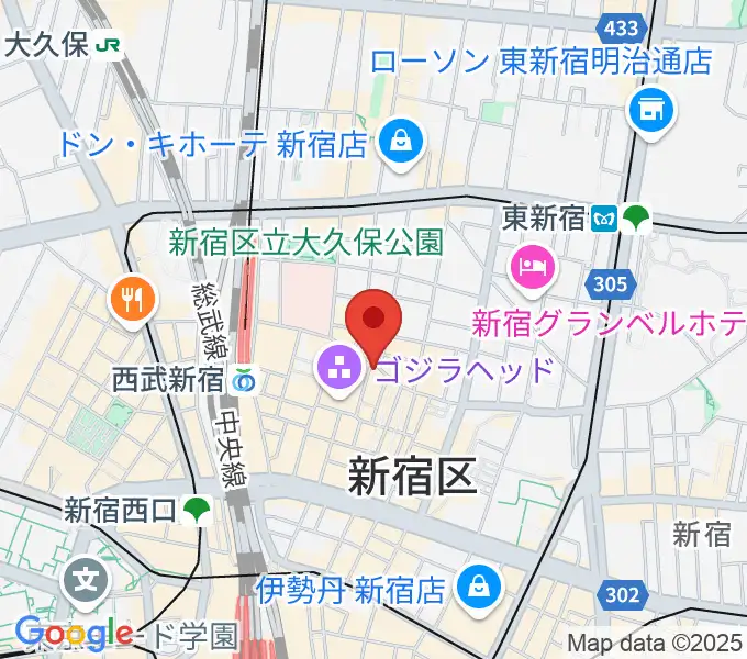 新宿ロフトの地図