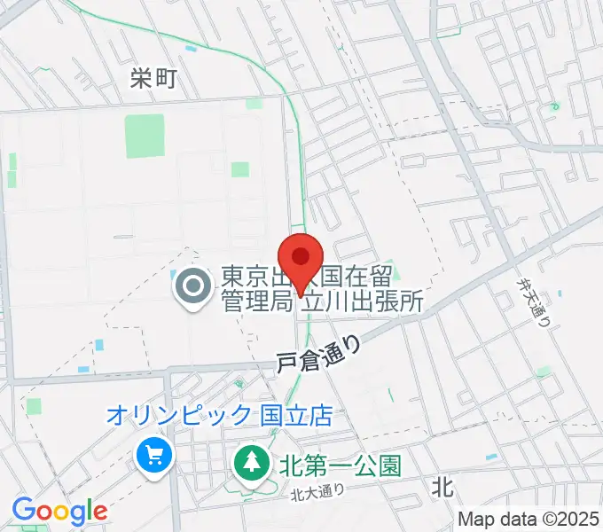 マーヴェラスギタースクールの地図