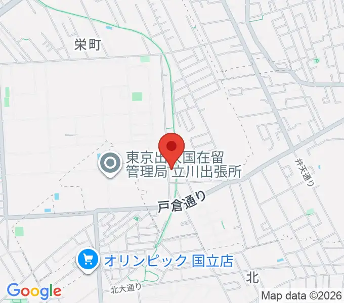 マーヴェラスギタースクールの地図