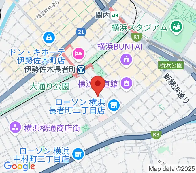 横浜ベイジャングルの地図