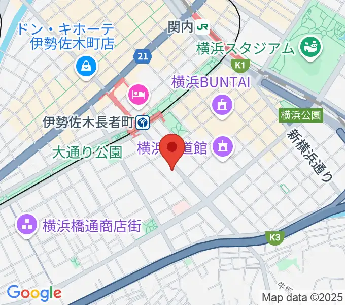 横浜ベイジャングルの地図
