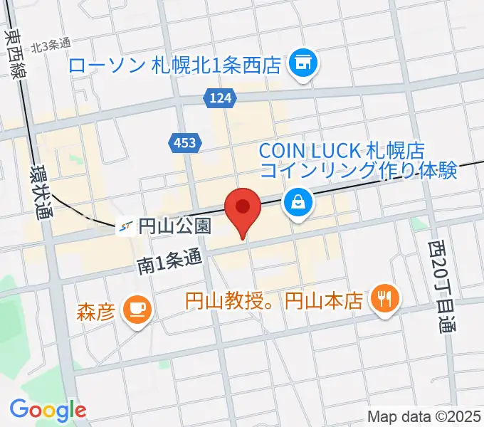 札幌リボルバー909の地図