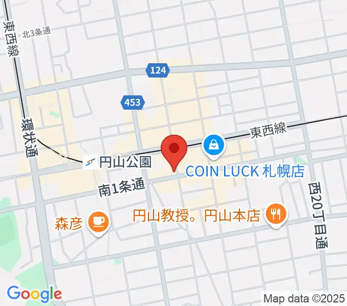 札幌リボルバー909の地図
