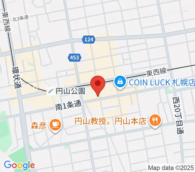 札幌リボルバー909の地図