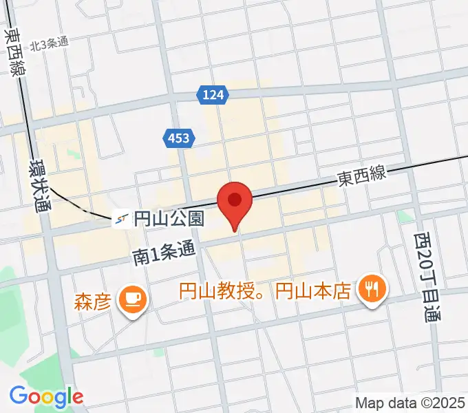 札幌リボルバー909の地図