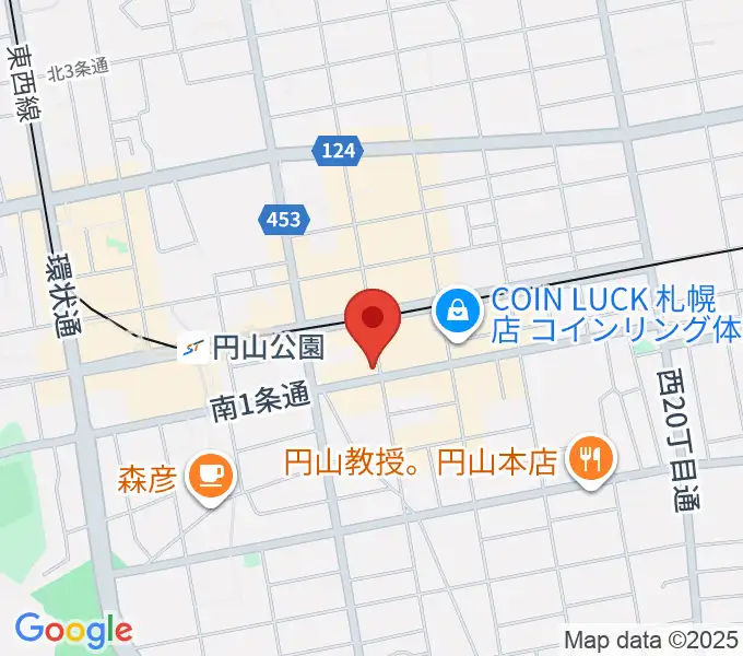 札幌リボルバー909の地図