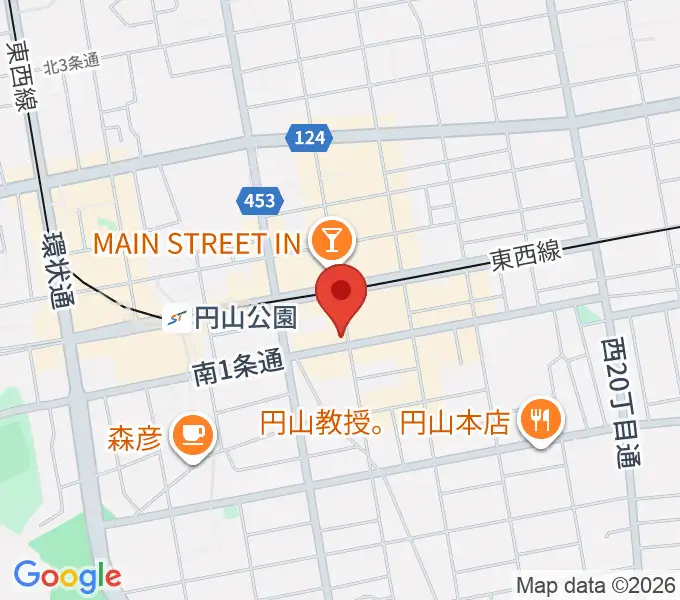 札幌リボルバー909の地図