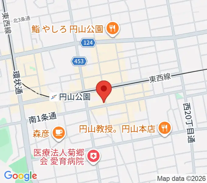 札幌リボルバー909の地図