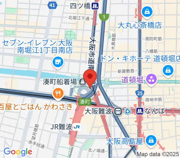 難波S.O.Ra.の地図