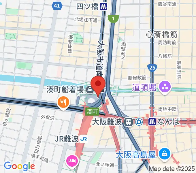 難波S.O.Ra.の地図