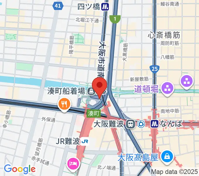 難波S.O.Ra.の地図