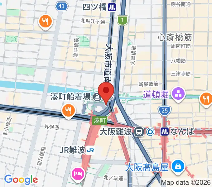 難波S.O.Ra.の地図