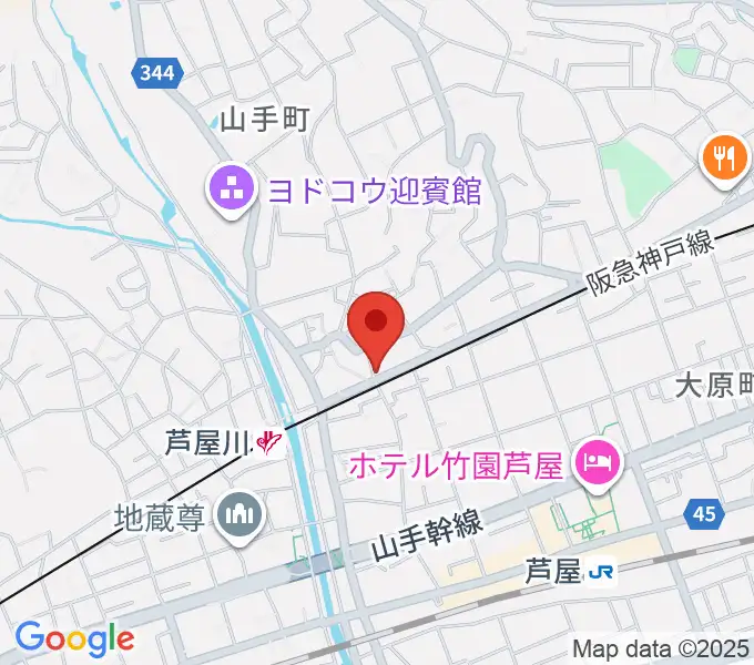 芦屋サロン・クラシックの地図