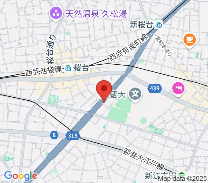 トーン音楽教室 練馬桜台校の地図