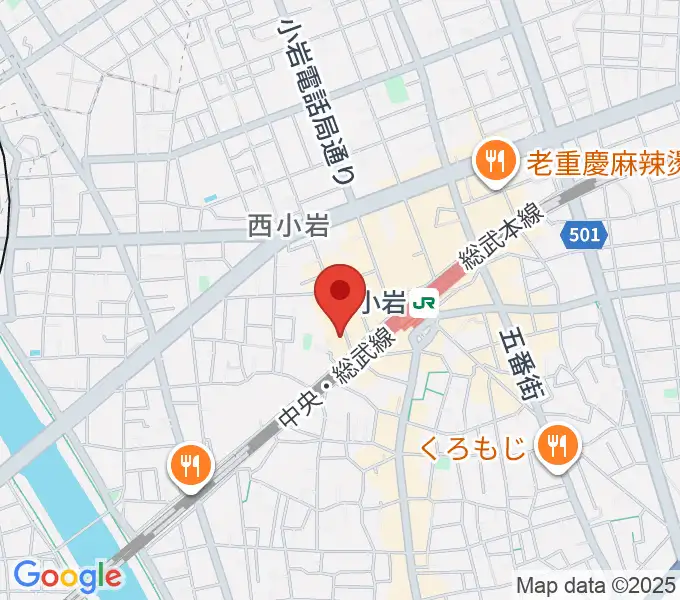 音楽教室ミュージックベア小岩校の地図