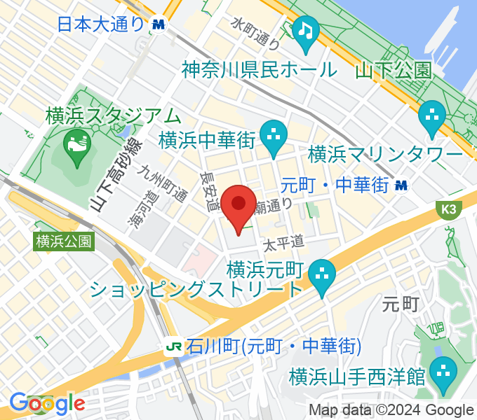 横浜F.A.Dの場所