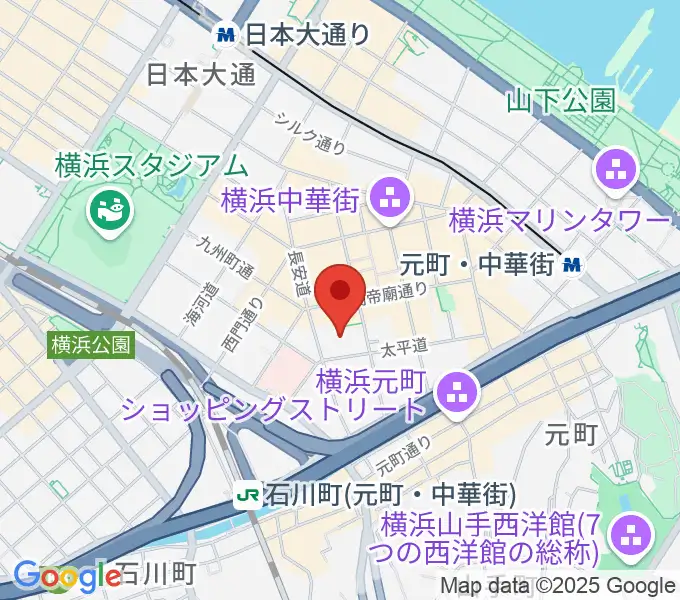 横浜F.A.Dの地図