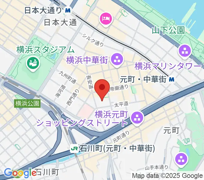 横浜F.A.Dの地図