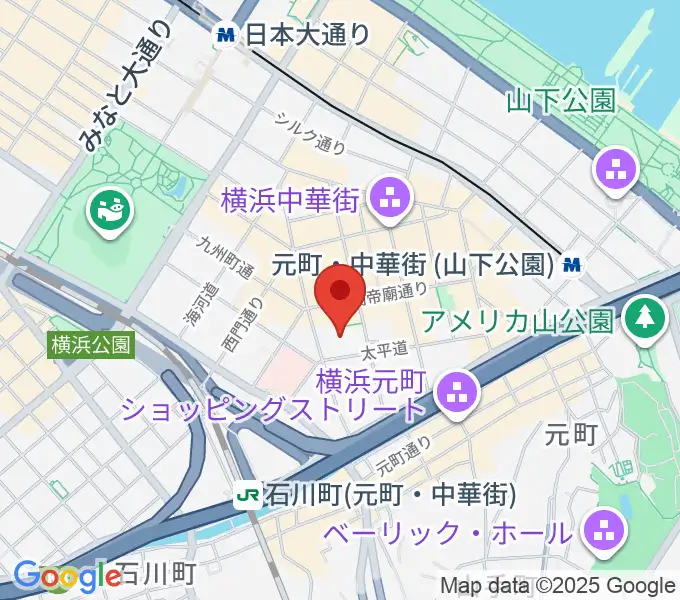 横浜F.A.Dの地図