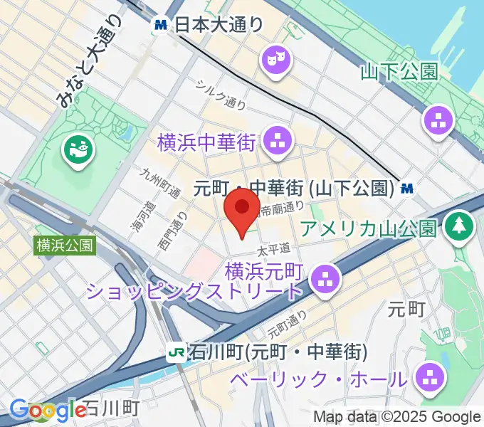 横浜F.A.Dの地図