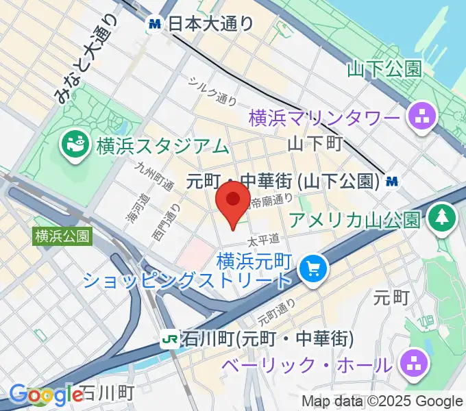横浜F.A.Dの地図