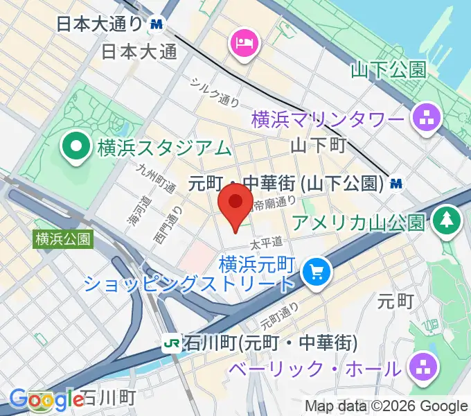 横浜F.A.Dの地図