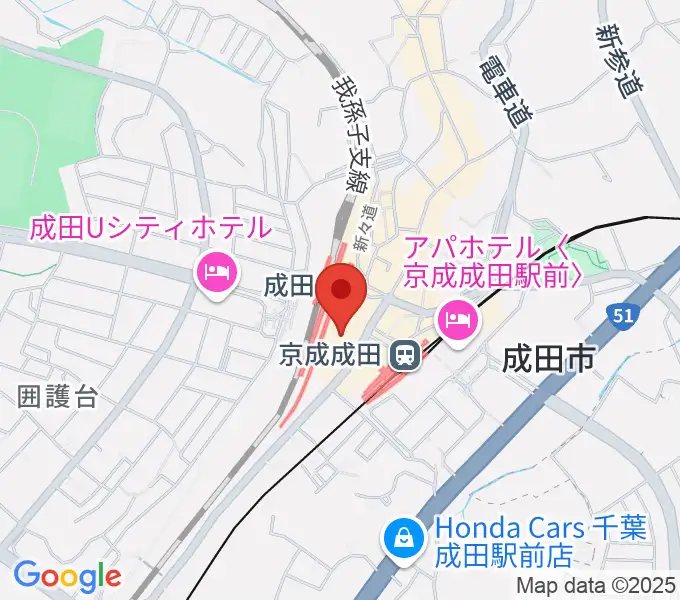 なごみの米屋スカイタウンホールの地図