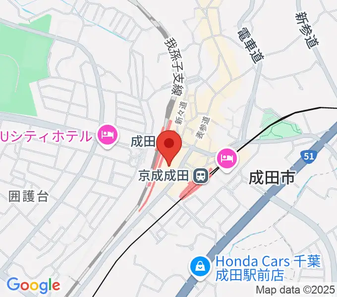 なごみの米屋スカイタウンホールの地図