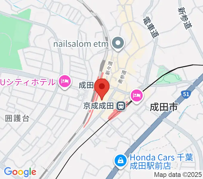 なごみの米屋スカイタウンホールの地図
