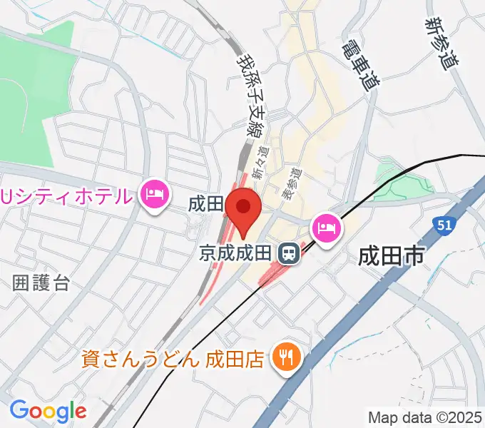 なごみの米屋スカイタウンホールの地図