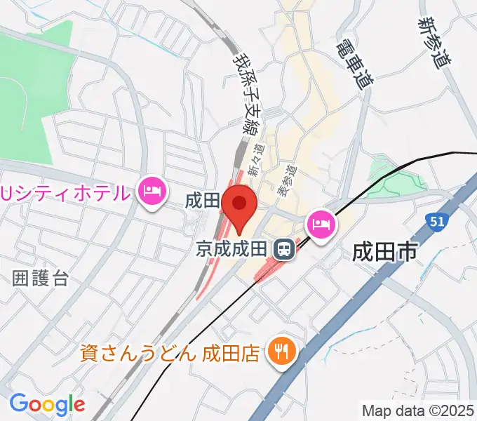 なごみの米屋スカイタウンホールの地図