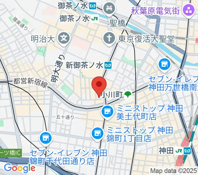 アーティファクト・ミュージックスクールの地図