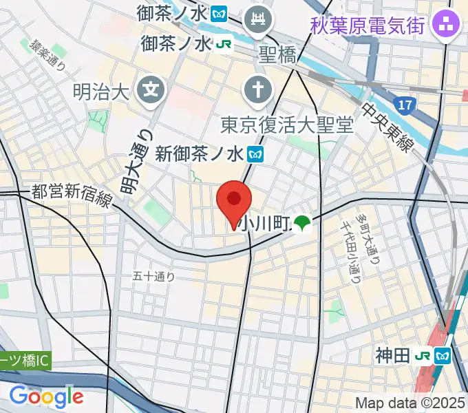 アーティファクト・ミュージックスクールの地図