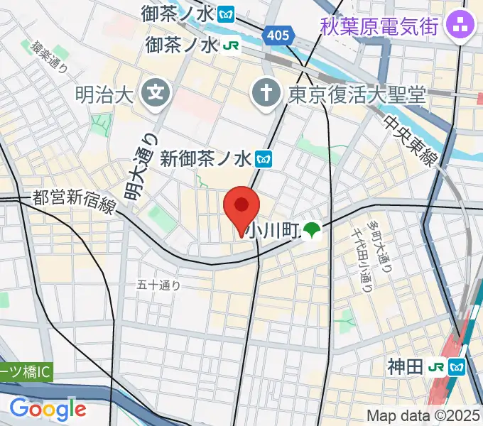 アーティファクト・ミュージックスクールの地図