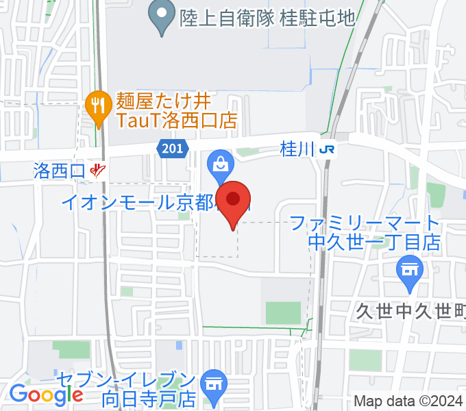 島村楽器イオンモール京都桂川店の場所