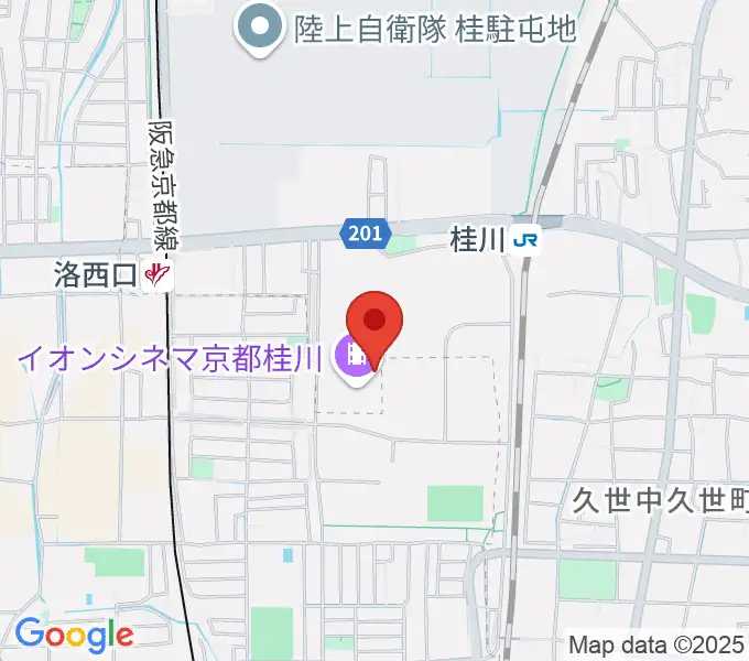 島村楽器イオンモール京都桂川店の地図