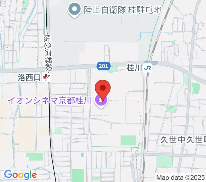 島村楽器イオンモール京都桂川店の地図