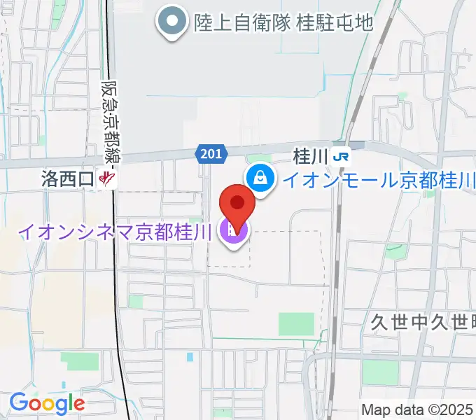 島村楽器イオンモール京都桂川店の地図
